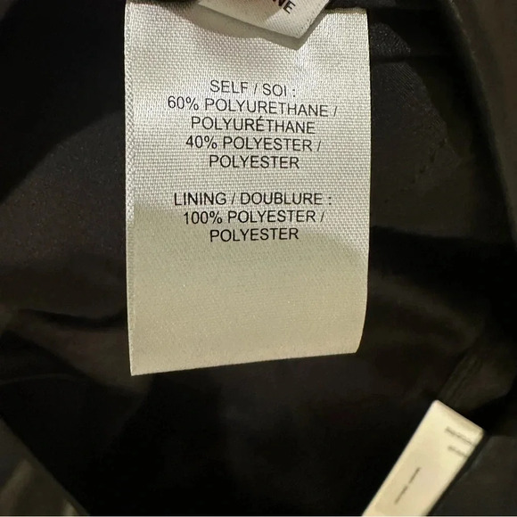 Tanya Taylor Adler Pant Black Straight-Leg with Side Slits at Hem Sz 16 NWT - Picture 11 of 12